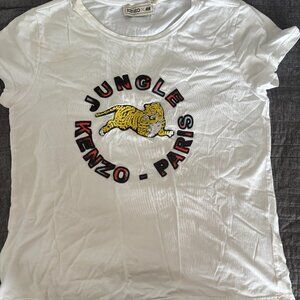Zenzo White T-shirt size Large